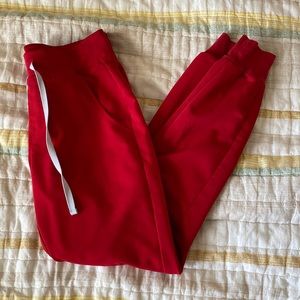 RARE Winning red Zamora joggers size XS